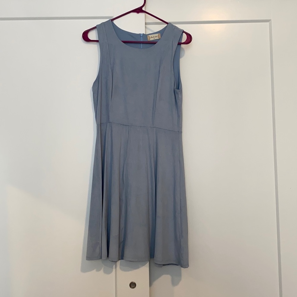 Altar’d State light blue suede dress